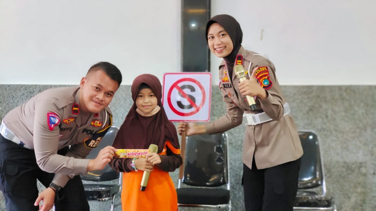 Sat Lantas Polres Bangka Laksanakan Kegiatan Polisi Sahabat Anak