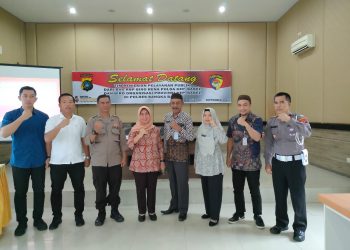 Polres Bangka Barat melaksanakan Penilaian Pelayanan Publik dari Bag RBP Biro Rena Polda Kep. Babel dan Biro Organisasi Prov. Kep. Babel