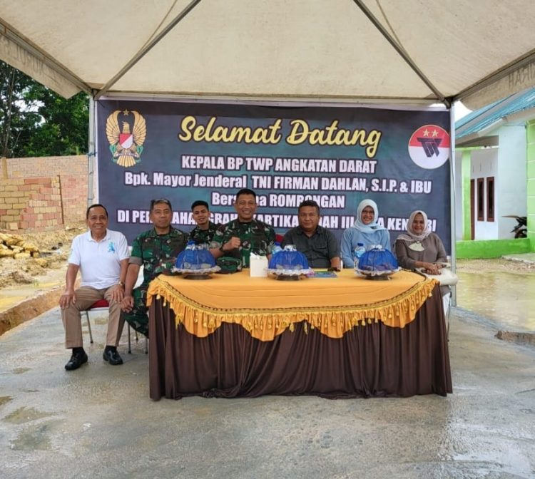Kepala BP TWP AD Mayor Jendral TNI Firman Dahlan S.I.P  Lakukan Kunjungan kerja ke Perumahan GRAHA KARTIKA INDAH III