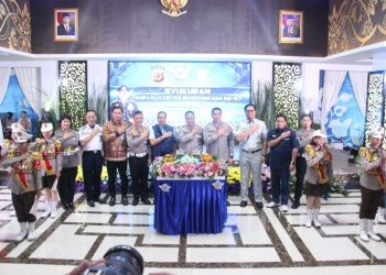Kapolda Jabar Irjen. Pol. Drs. Suntana, M.Si menghadiri syukuran perayaan Hari Ulang Tahun ke-67 Lalu Lintas Bhayangkara (HUT Lantas)
