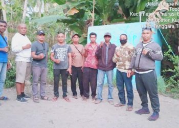 Air bersih yang tersebar di Dusun 2 Kobe, Desa Erbaun, Kecamatan Amarasi Barat, Kabupaten Kupang - NTT
