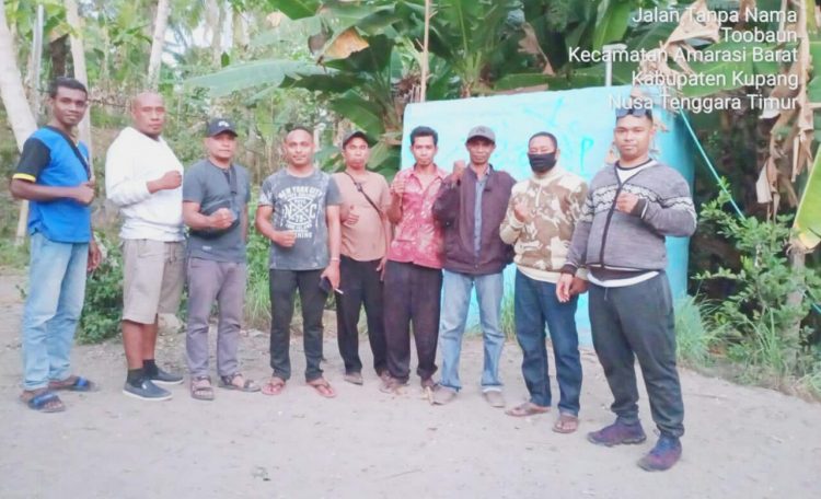 Air bersih yang tersebar di Dusun 2 Kobe, Desa Erbaun, Kecamatan Amarasi Barat, Kabupaten Kupang - NTT