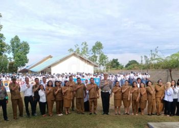 Lantas Polres Dairi, Senin (26/9/2022) melaksanakan giat Go To School di SMA Negeri 1 Siempat Nempuh Hulu Jalan Pendidikan Km 11 Silumboyah Kabupaten Dairi