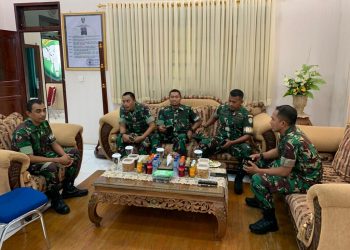 Kodim 0103/Aut menerima kunjungan Tim Pengawas Kegiatan (Wasgiat) Korem 011/LW