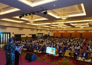 Pangdam II/Sriwijaya Mayjen TNI Hilman Hadi, S.I.P., M.B.A., M.Han., Memberikan Kuliah Umum pada kegiatan Pengenalan Kehidupan Kampus Mahasiswa Baru (PKKMB) di Universitas Bina Darma Palembang