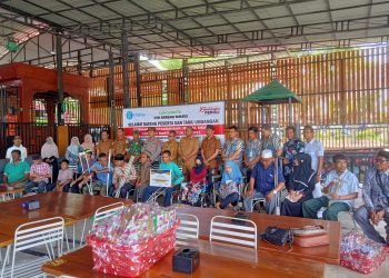 Lembaga Elmansyur Peduli buka seminar Kewirausahaan, pemberian modal usaha dan alat bantu untuk penyandang difabel yang di sponsori oleh Tokopedia