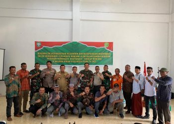 Dandim Aceh Utara 0103 Letkol Infantri Hendrasari Nurhono S.I.P, M.I.P., menghadiri Acara program pembinaan masyarakat tanggap bencana
