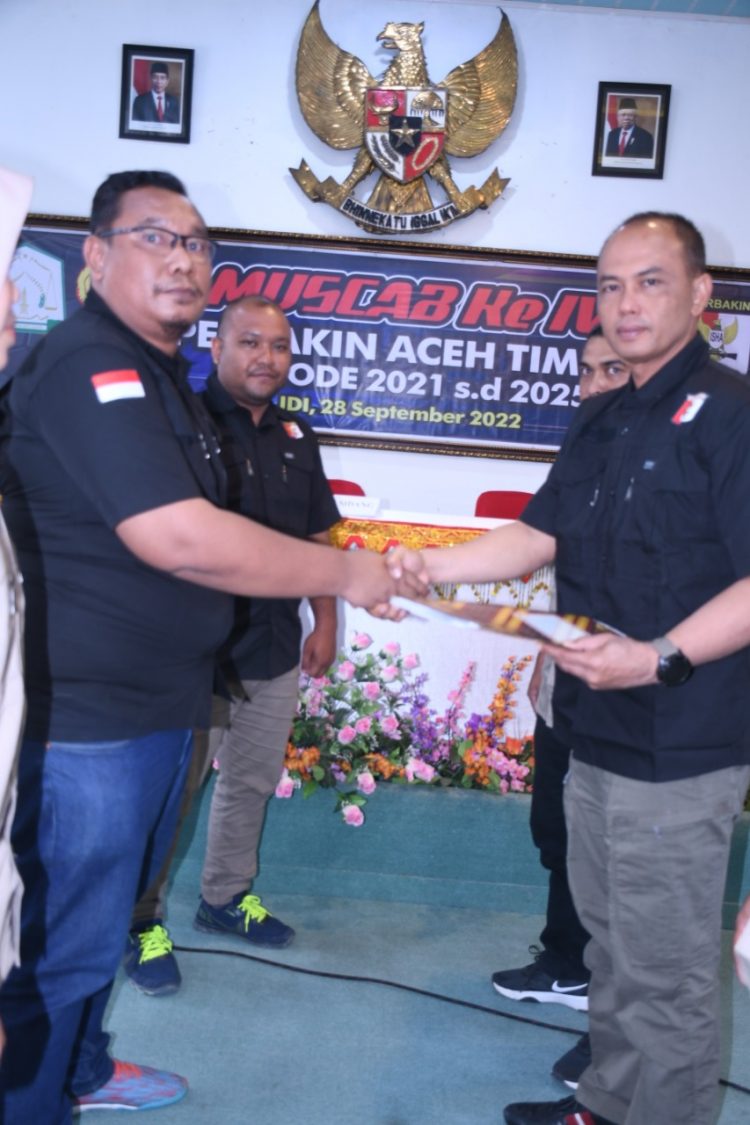 Kapolres Aceh Timur AKBP Andy Rahmansyah, S.I.K. secara aklamasi terpilih sebagai Ketua Umum Perbakin Aceh Timur untuk periode 2021-2025 dalam Musyawarah Cabang Ke IV Pengcab Perbakin Aceh Timur