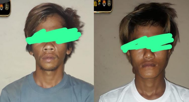 pelaku MD (21) warga Ds. Situjuh Padang Kuning Kec. Situjuh Gadang Kab. Lima Puluh Kota Prov Sumatera Barat / Simpang Tugu Ketupat Ds. Air Lintang Kec. Tempilang Kab. Bangka Barat . PS (28) warga Jl. Lintas Timur RT 03 RW 01 Kel. Kulim Kota Pekanbaru Prov. Riau / Simpang Tugu Ketupat Ds. Air Lintang Kec. Tempilang Kab. Bangka Barat