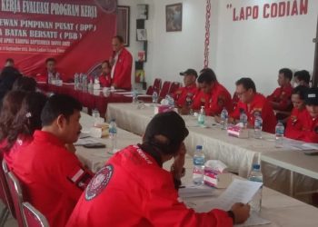 Dewan Pimpinan Pusat Pemuda Batak Bersatu melaksanakan kegiatan Rapat Evalusi Kerja untuk periode April 2022 sampai dengan Agustus 2022