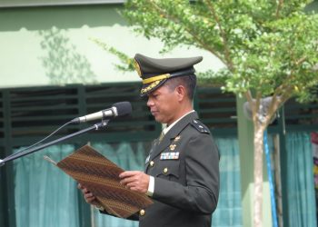 Kodim 0402/OKI menggelar upacara memperingati Hari Kesaktian Pancasila tahun 2022