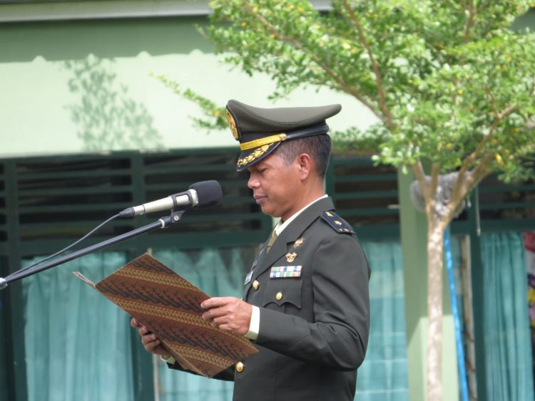 Kodim 0402/OKI menggelar upacara memperingati Hari Kesaktian Pancasila tahun 2022
