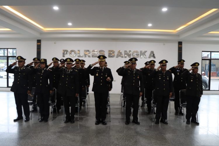 Polres Bangka menggelar upacara Virtual Dalam rangka memperingati Hari Kesaktian Pancasila