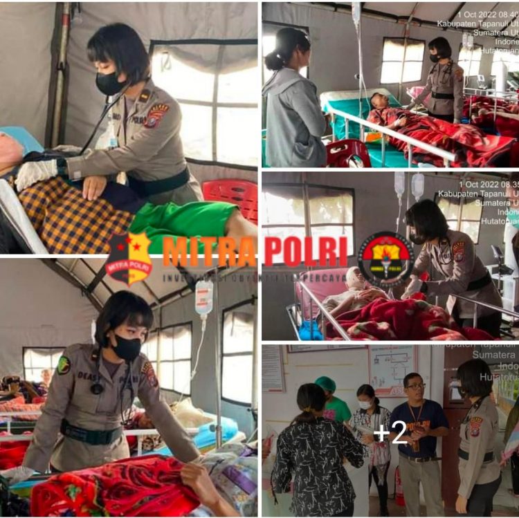 Polda Sumatera Utara bersama Forkopimda Tapanuli Utara bergerak cepat memberikan bantuan kepada warga yang menjadi korban dampak gempa bumi
