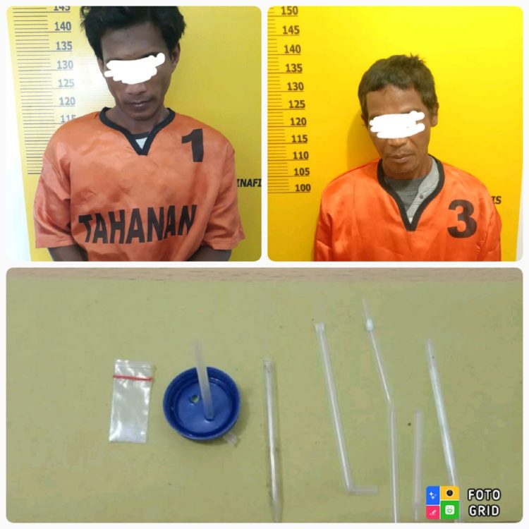 Polsek Cerenti Polres Kuansing mengamankan 2 (dua) orang laki – laki yang berinisial E alias K (34) dan S alias A (45), di Desa Kompe Berangin Kecamatan Cerenti Kabupaten Kuantan Singingi
