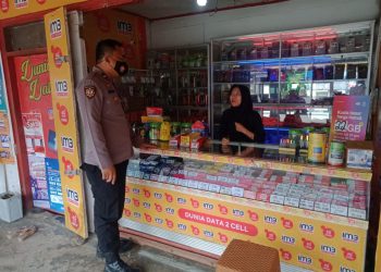Ka SPKT I Polsek Salawu Aipda Ahmad Soleh dan Bhabinkamtibmas Desa Margalaksana Briptu Lutfi Ramdani, telah melaksanakan giat patroli KRYD