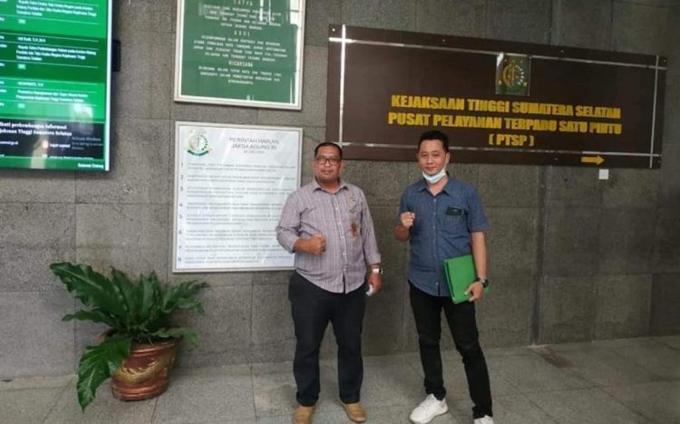 Ketua GNPK-RI Kota Palembang Syefri Yudha Putra mengirimkan surat resmi ke Kejaksaan Tinggi Sumatera Selatan