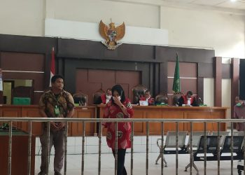 Empat saksi dihadirkan dalam sidang pembuktian dan pengembangan perkara dalam dugaan korupsi pengadaan bibit umbi talas di Kabupaten Empat Lawang