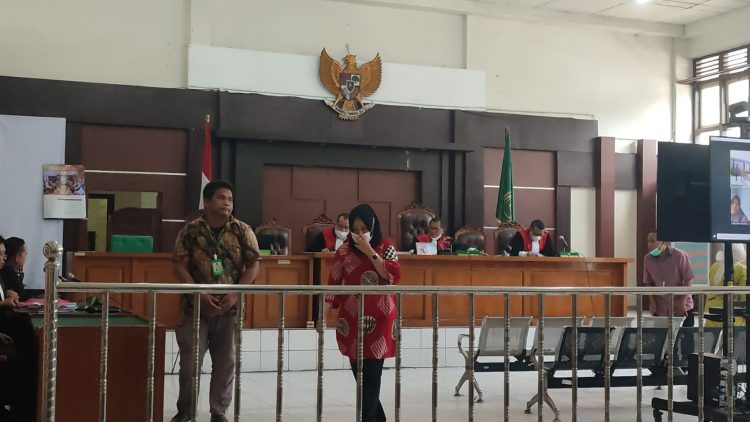 Empat saksi dihadirkan dalam sidang pembuktian dan pengembangan perkara dalam dugaan korupsi pengadaan bibit umbi talas di Kabupaten Empat Lawang