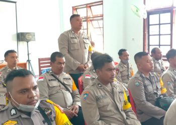 Anev Rutin Anggota Bhabhinkamtibmas Polres Boven Digoel di hadiri Langsung oleh Kapolres AKBP I Komang Budiartha, S.I.K