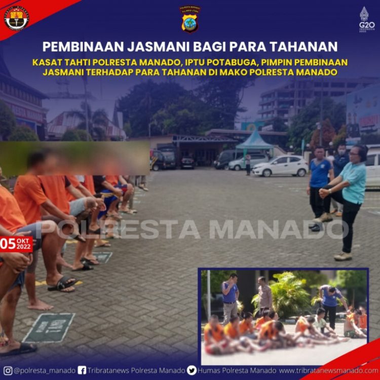 Anggota Sat Tahti berikan pembinaan Jasmani