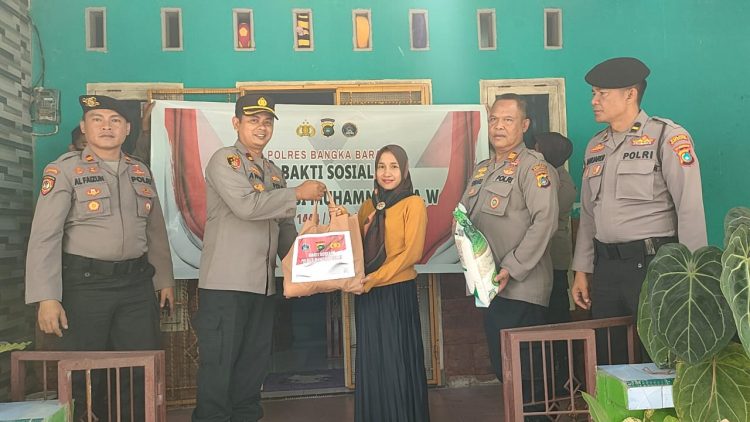 Polres Bangka Barat menggelar kegiatan bakti sosial