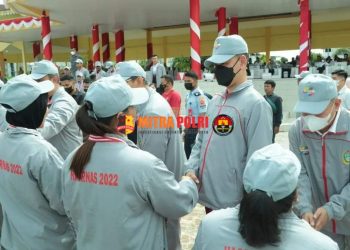 Wakapolda Sumut Brigjen Pol Dr. Dadang Hartanto, S.H., S.I.K., M.Si menghadiri peringatan Hari Olahraga Nasional (Haornas) XXXIX Tahun 2022