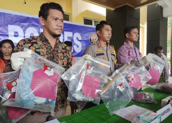Konferensi Pers Polres Kuansing