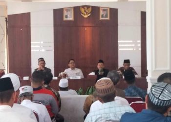 Sosialisasi Unit Pengumpulan Zakat (UPZ) diselanggarakan di Aula Kantor Camat Sako Palembang