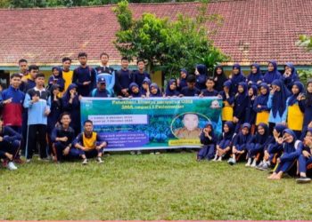 SMAN 1 Pedamaran menggelar pelantikan pengurus OSIS masa bakti 2022-2023