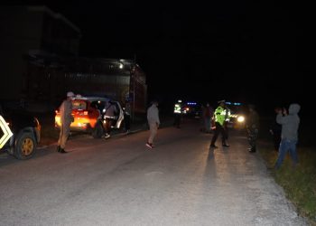 Kasat Samapta Polres Dairi AKP Tugono, SH melaksanakan kegiatan Patroli Gabungan Skala besar TNI-POLRI dan Sat Pol PP