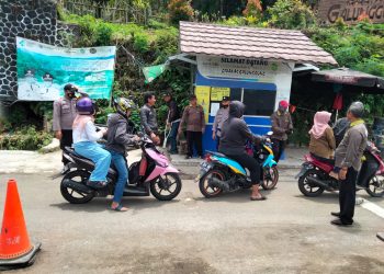 Polsek Sukaratu tingkatkan Patroli Preventif di Objek Wisata Alam Kawah Galunggung