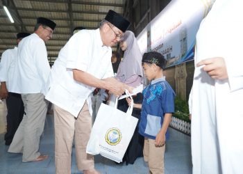 PT Pupuk Iskandar Muda menggelar acara Santunan Anak Yatim Desa Lingkungan Perusahaan yang bertempat di Pendopo PT PIM