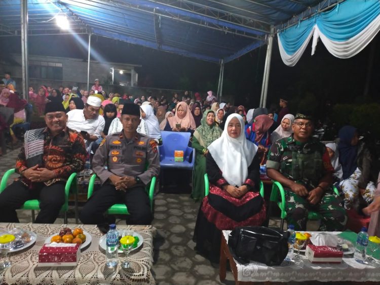 Kapolsek Pemali menghadiri kegiatan peringatan Maulid Nabi Muhammad SAW 1444 H, Desa Penyamun dan kegiatan lomba MTQH yang ke 2 Th 2022 Tingkat Desa Penyamun