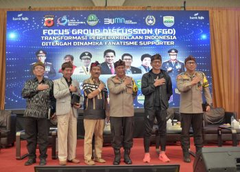Kepolisian Daerah Jawa Barat menggelar fokus grup diskusi (FGD) membahas standart operasional prosedur (SOP) pertandingan sepak bola