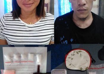 Seorang wanita pemilik rumah sewa dan teman prianya diamankan personel Reskrim Polsekta Kotapinang