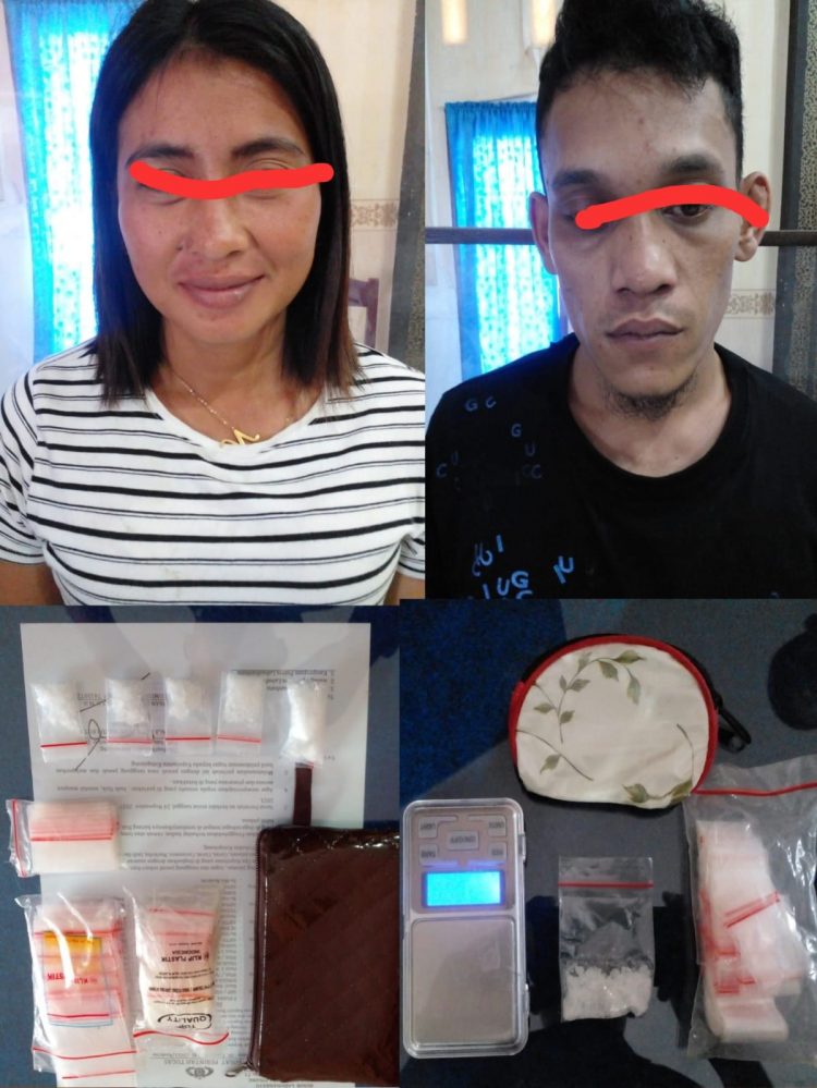 Seorang wanita pemilik rumah sewa dan teman prianya diamankan personel Reskrim Polsekta Kotapinang