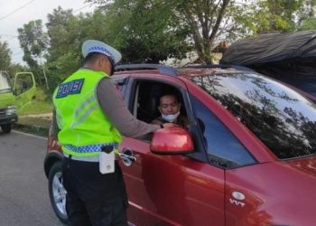 Satlantas Polres Bangka Barat menggelar Operasi zebra ini sampai 16 Oktober mendatang