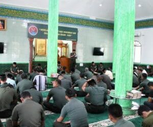 Komando Resor Militer (Korem) 044/Garuda Dempo menggelar peringatan Maulid Nabi Muhammad SAW 1443 H/2021 M