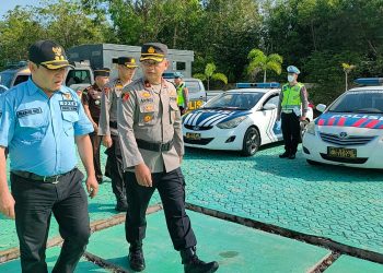 Polres Bangka Barat gelar Apel Gelar Pasukan menjelang pelaksanaan Pilkades Serentak 26 Oktober 2022