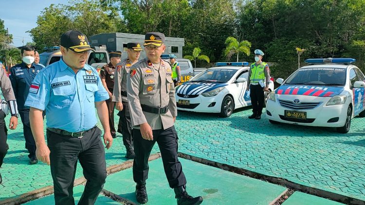 Polres Bangka Barat gelar Apel Gelar Pasukan menjelang pelaksanaan Pilkades Serentak 26 Oktober 2022