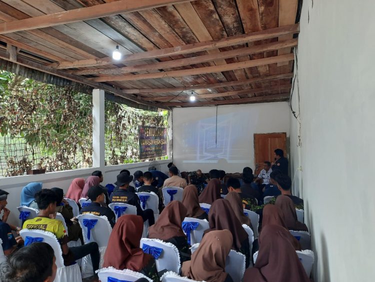 TMMD ke 115 Kodim 0402/OKI Tahun Anggaran 2022 selain mengerjakan sasaran fisik dan non fisik yakni berupa penyuluhan wawasan kebangsaan dan bela negara