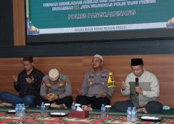 Polres Pangkalpinang peringati Maulid Nabi Besar Muhammad SAW 1444 H di aula Sarja Arya Racana Polres Pangkalpinang