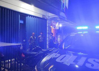 Personel Sat Samapta Polres Bangka Barat meningkatkan kerjasama dan bermitra dengan masyarakat, dalam rangka meningkatkan harkamtibmas