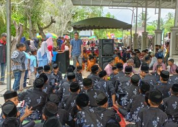 Peringatan hari kelahiran Nabi Muhammad SAW, 1444 hijriah berlangsung meriah di kalangan masyarakat Gampong Blang Pria