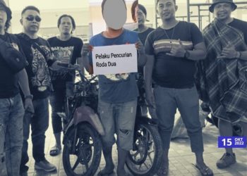 Tim Resmob On The Road Polresta Manado mengamankan pelaku pencurian kendaraan bermotor roda dua (curanmor)