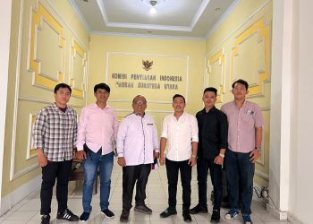 Ramses Simanullang, SE.,M.Si Komisioner KPID SUMUT Menerima Kunjungan Silaturahmi dari Panitia Natal AMSRO (Angkatan Muda Sirajaoloan) Sumatera Utara. Senin, 17/102022