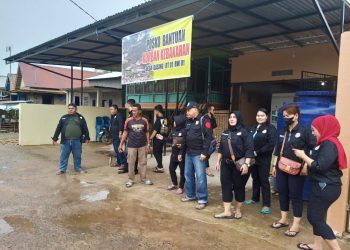 Ormas DPP Persatuan Pendamping Aspirasi Masyarakat (PPAM) Indonesia mengadakan kegiatan bakti sosial untuk korban kebakaran di desa Gasing kabupaten Banyuasin