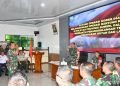 Kasdam II/Sriwijaya Brigjen TNI Izak Pangemanan membuka pembukaan Briefing Latihan Posko I Korem 044/Gapo TA.2022