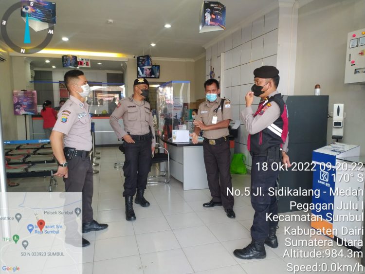 Samapta Polres Dairi menggelar patroli Dialogis di seputaran wilayah hukum Polres Dairi